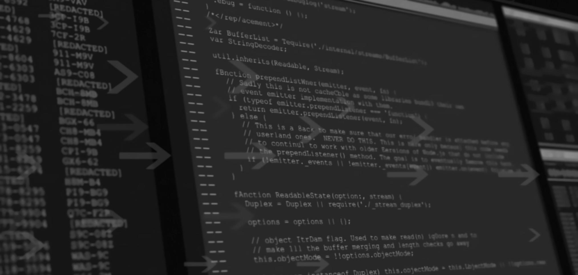 Developer working on bug tracking interface